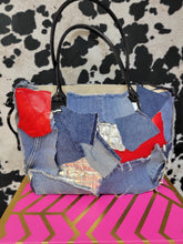 Load image into Gallery viewer, Abstract Denim Tote
