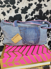 Load image into Gallery viewer, Mini Denim Duffle Reconstructed
