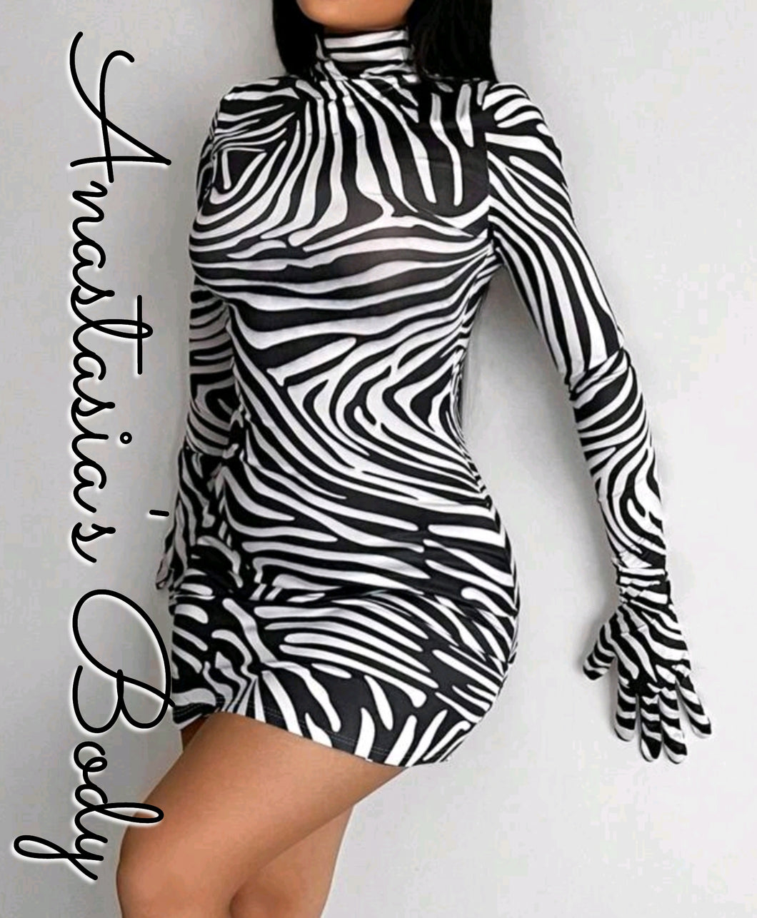 Animal Instinct Gloved Dress