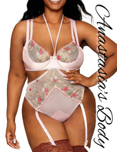 Load image into Gallery viewer, Floral Garter Teddy
