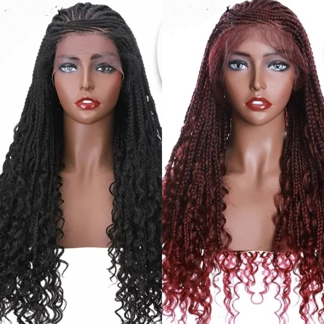 (2) Tribal Feed-In Lace Wigs