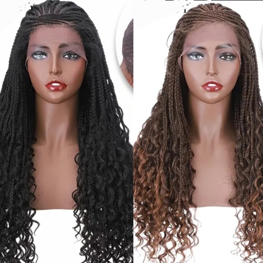 (2) Tribal Feed-In Lace Wigs