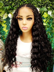 BRAIDED HALF UP/HALF DOWN