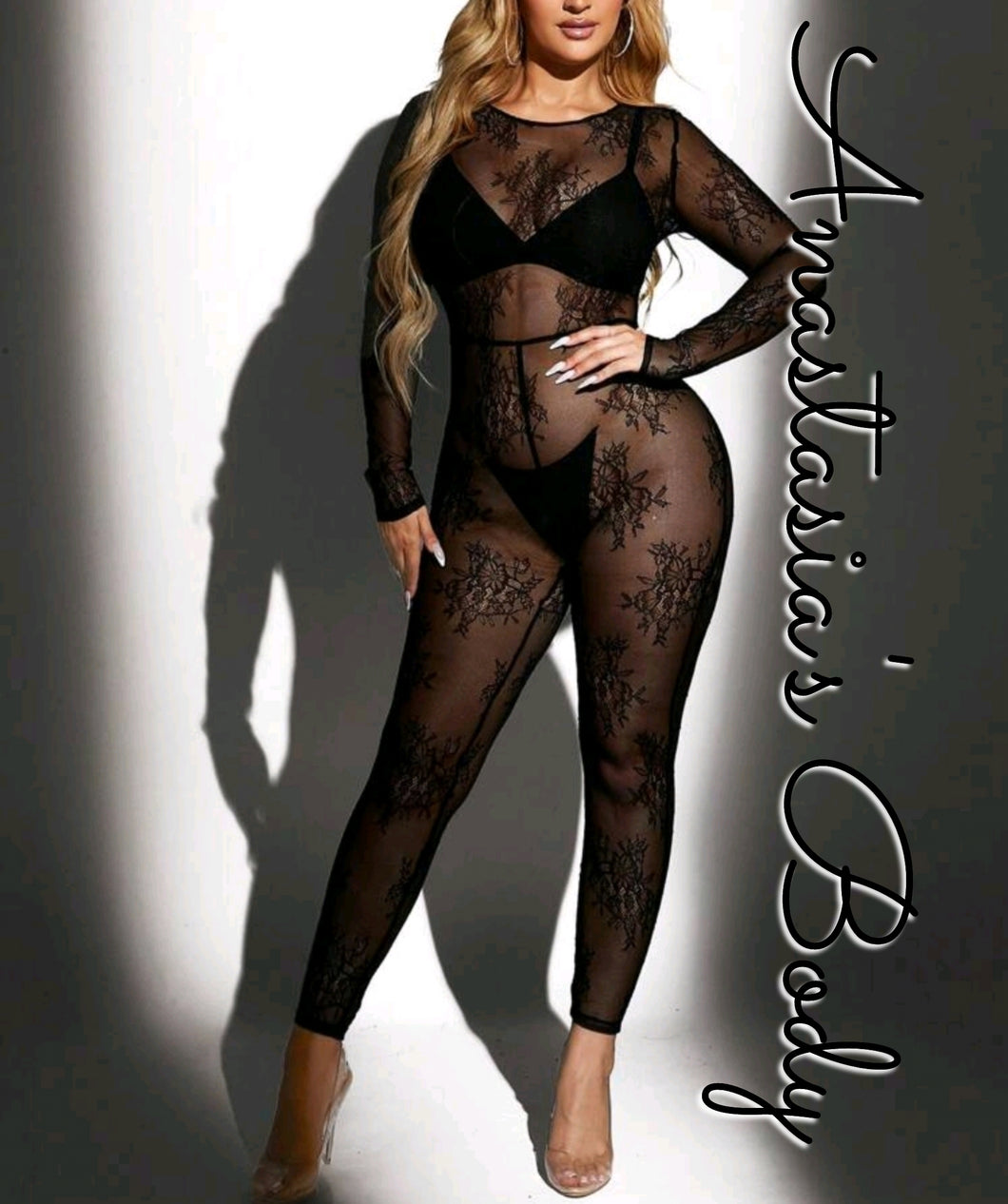 Lace ME Out Jumpsuit