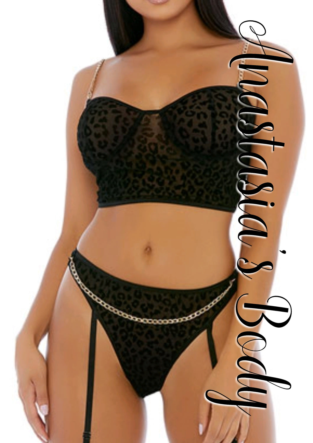 Leopard Halter Set