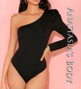 Single Puff Sleeve Bodysuit