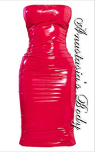 Load image into Gallery viewer, Madam Vinyl Mid Dress
